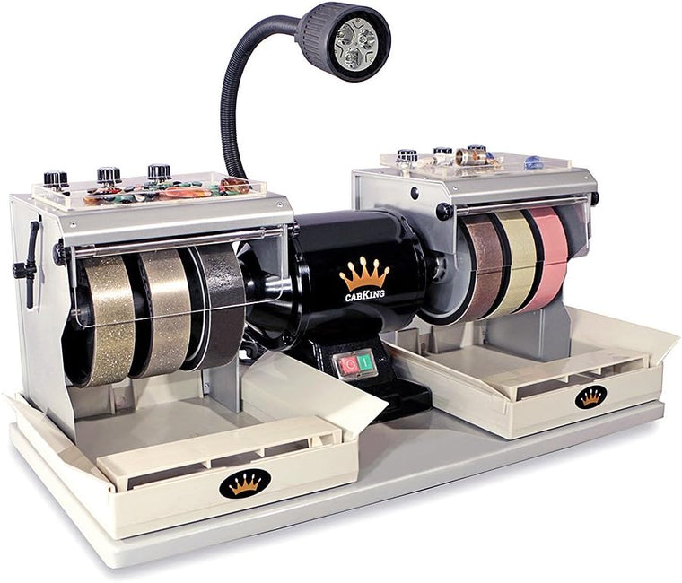 CabKing 6 Cabbing Machine | Lapidary Rock Grinder Polisher | Model CABKING-6V3