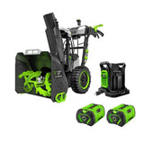 Ego 24 In Self-Propelled 2-Stage Xp Snow Blower With Peak Power Kit