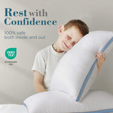 viewstar Bed Pillows King Size Set of 2, Hotel Quality, Down Alternative Big Pillow for Back, Stomach or Side Sleepers, Firm