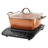Copper Chef XL Precision Induction Cooktop u0026 11 inch Casserole Set as Seen on TV