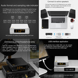 Topping D10 Balanced USB Converter HiFi Converters TRS/XLR/Opt/Coax Output ES9038Q2M XMOS XU208 PCM384KHz DSD256 Digital to Analog Converter Home Audio DAC (Black)