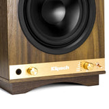 Klipsch The Sixes 2-way Table-top Heritage Wireless Series Speakers – 200W RMS – Pair – Wireless – Walnut