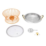 2L Non-stick Chafing Dish Food Warmer Surface Buffet Warmers Adjustable Fire Chafing Dish Food Warmer