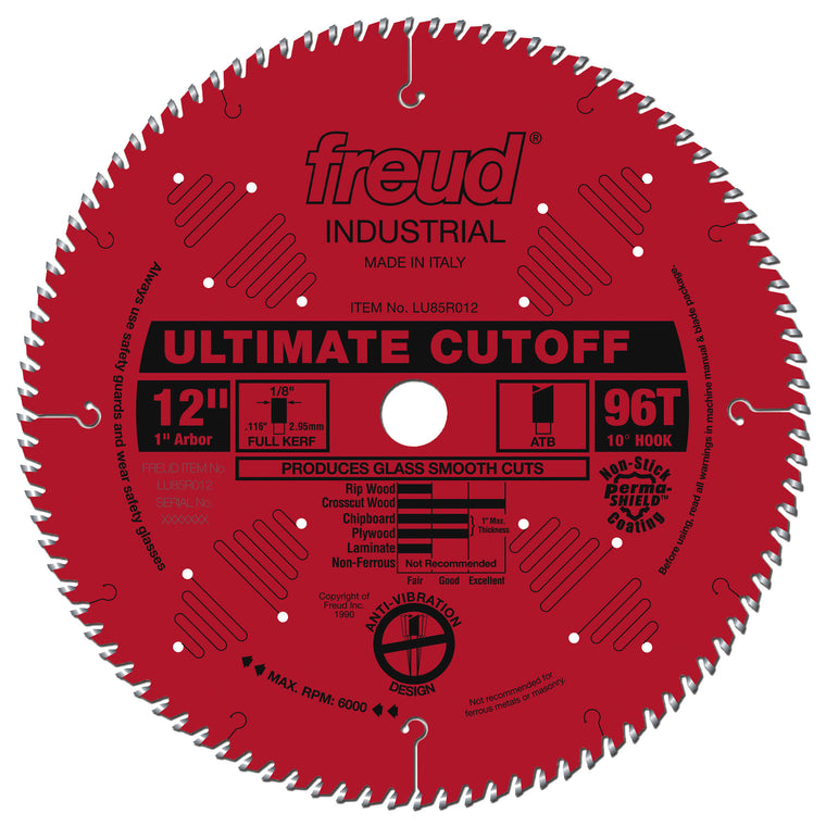 Freud LU85R012 12 inch Ultimate Cut-Off Blade