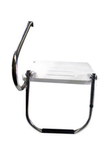 Pactrade Marine Boat Universal Fiberglass Swim Platform Under Mount Fold Down Ladder 1 Step Inboard One Rail