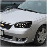 Spec-D Tuning 2LHP-MBU04JM-TM Chevy Malibu Led Black Projector Head Lights