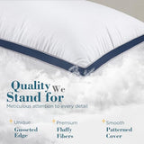 viewstar Bed Pillows King Size Set of 2, Hotel Quality, Down Alternative Big Pillow for Back, Stomach or Side Sleepers, Firm