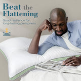 viewstar Bed Pillows King Size Set of 2, Hotel Quality, Down Alternative Big Pillow for Back, Stomach or Side Sleepers, Firm