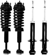 Front Complete Struts Rear Shocks fit for Ford Explorer Mercury Mountaineer 2002 2003 4.0L 4.6L, Quick Struts Assembly Shock Absorbers Loaded Suspensions Amortiguadores
