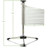 OVENTE 1.2 lb Collapsible Pasta Drying Rack, BPA-Free Acrylic Rods, for Homemade Noodles ACPPA900C