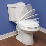 Church White Elongated Slow-Close Toilet Seat | 1748SLOW 000