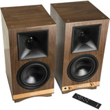 Klipsch The Sixes 2-way Table-top Heritage Wireless Series Speakers – 200W RMS – Pair – Wireless – Walnut