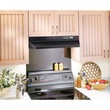 Broan F404223 42 inch Black Convertible Under Cabinet Range Hood