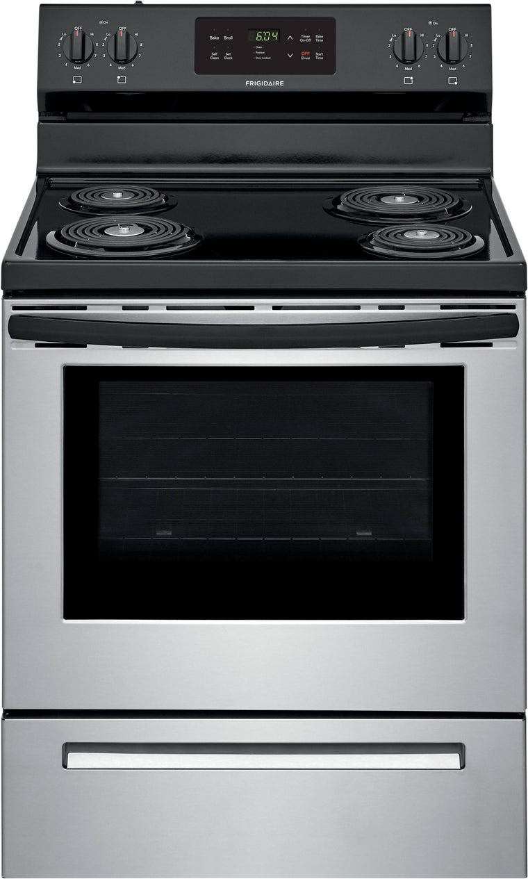Frigidaire 30×22 Freestanding Electric Range Stainless Steel FFEF3016VS