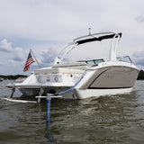 Ultimate XL Boat Sand Anchor by SandShark. Adjustable, Folds Up for Compact Storage. Screw Auger Design Holds & Protects Boats and Pontoons. Secures in Shallow Water, Beach, Sandbar w/Case