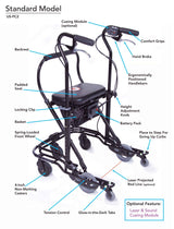 U-Step Walking Stabilizer – Walker – Tall – 6-Foot 1 to 6-Foot 3