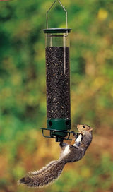 Droll Yankees Flipper Tube Bird Feeder, Green