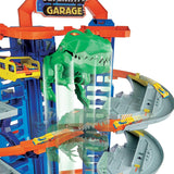 Hot Wheels City Robo T-Rex Ultimate Garage, Multi-level Multi-Play Mode, Stores 100 Plus 1:64 Scale Cars, Gift Idea for Kids 3 and Older