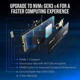 PNY CS2130 4TB M.2 NVMe Internal Solid State Drive (SSD) M280CS2130-4TB-RB