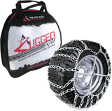 The ROP Shop Pair of 2 Link Tire Chains & Tensioners 23×10.5×12 for Snow Blowers, Lawn & Garden Tractors, Mowers & Riders, UTV, ATV, 4-Wheelers, Utility Vehicles